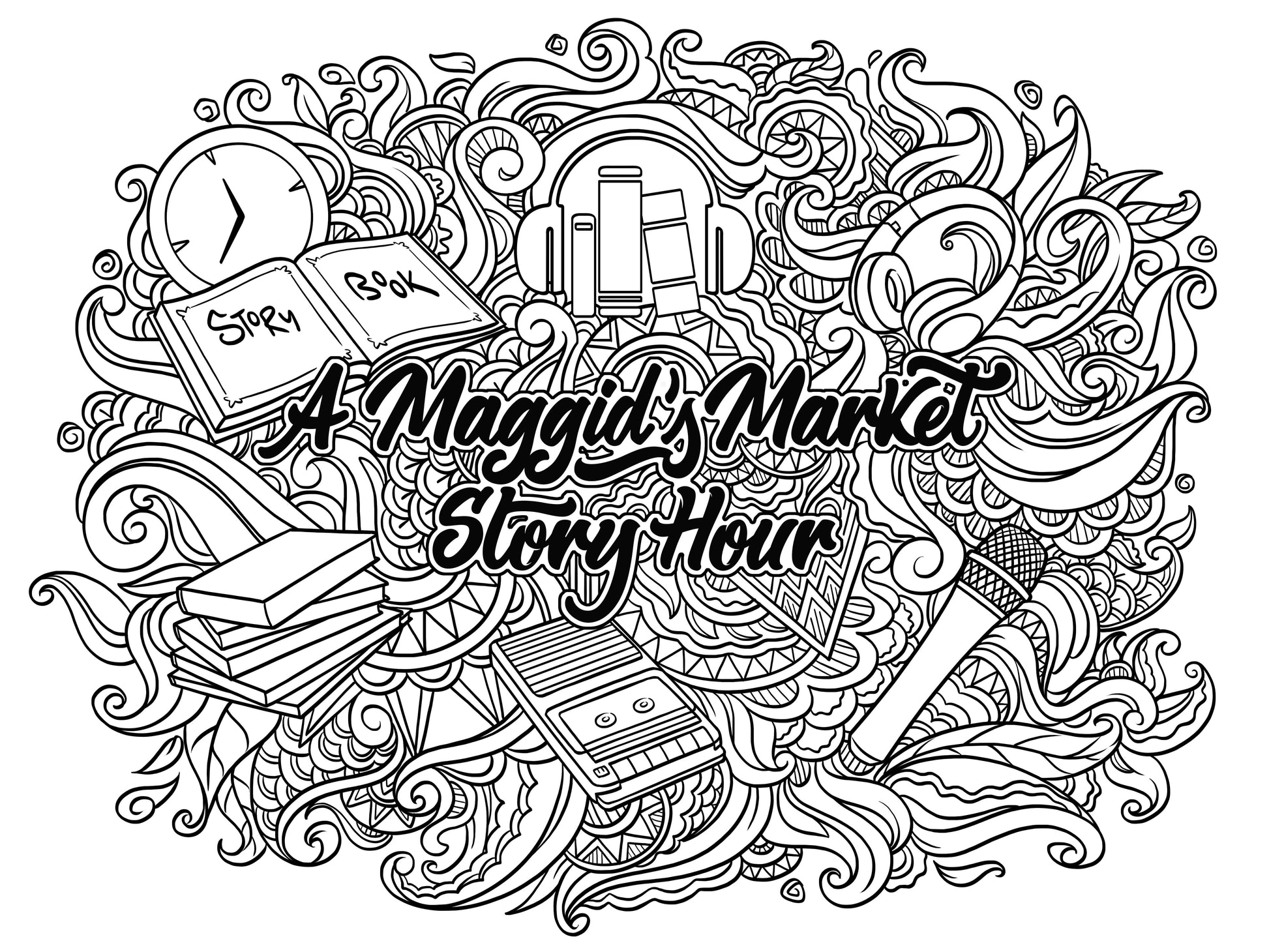 Activity Page - A Maggid's Market Audio-Books